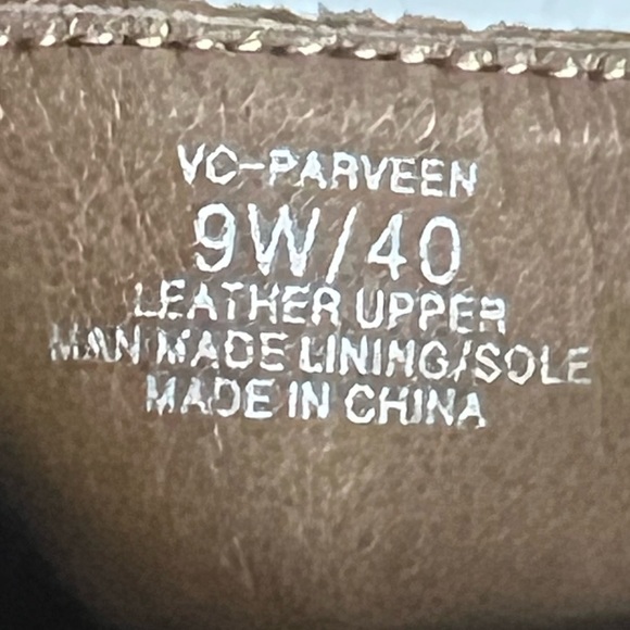 Vince Camuto Parveen Suede Ankle Bootie Chestnut Brown Size 9W - Picture 8 of 8